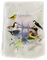 Mono Lake flour-sack towel
